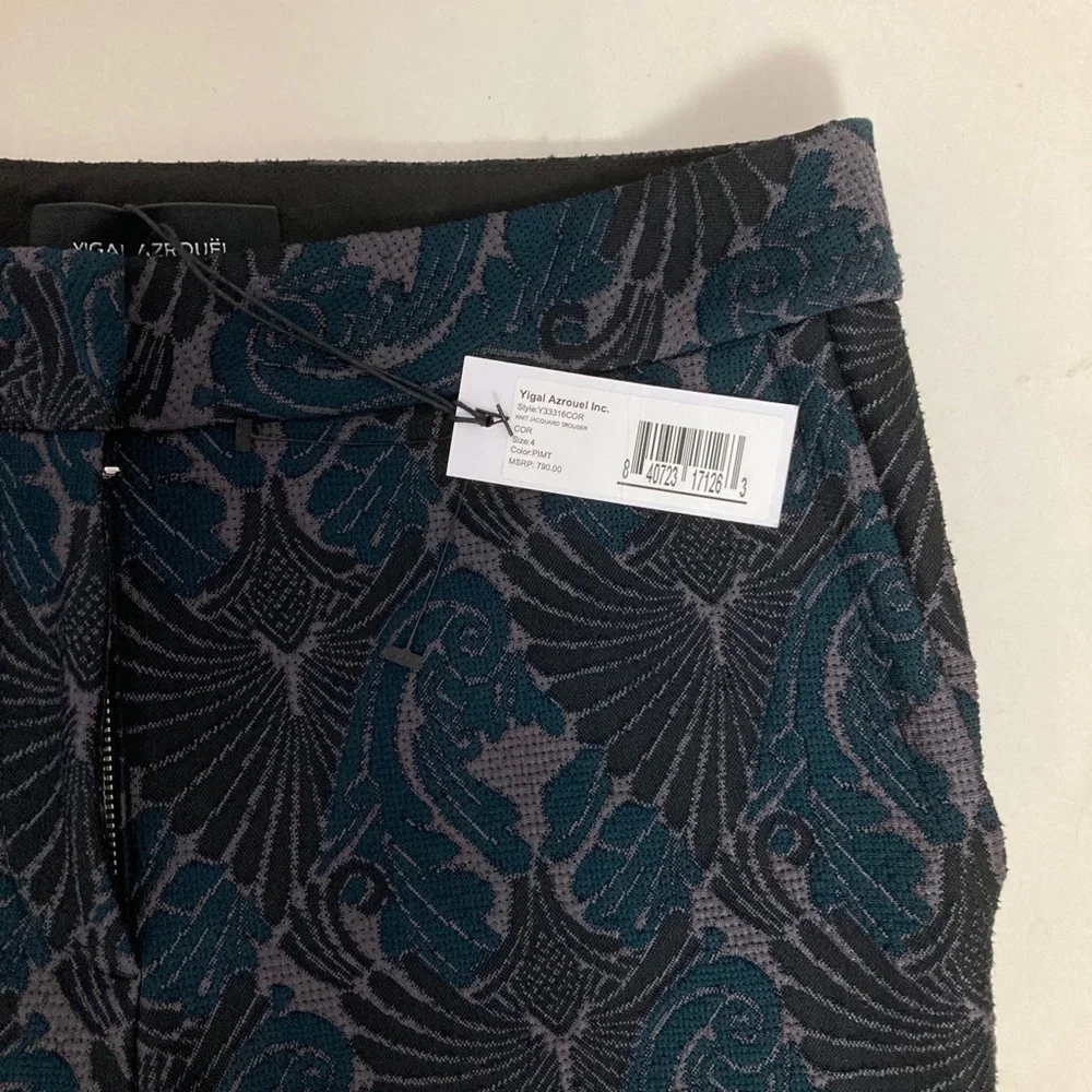 YIGAL AZROUËL Printed Straight Leg Pants - Picture 7 of 11
